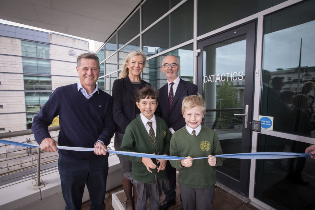 Mick Foster, Suzanne Wylie, Stuart Harvey open new Datactics office