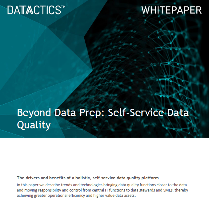 Connect Self-Service Data Quality Whitepaper