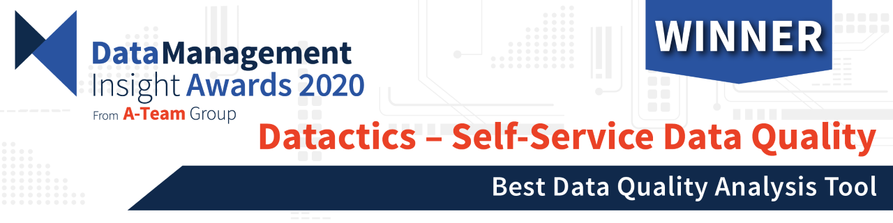 2020 Win Makes It Two In A Row For Datactics Self-Service Data Quality ...