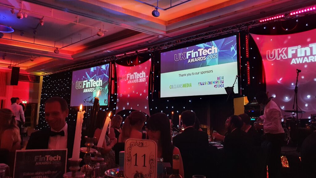 Data Quality Guru Julian Attends the UK Fintech Awards 2021