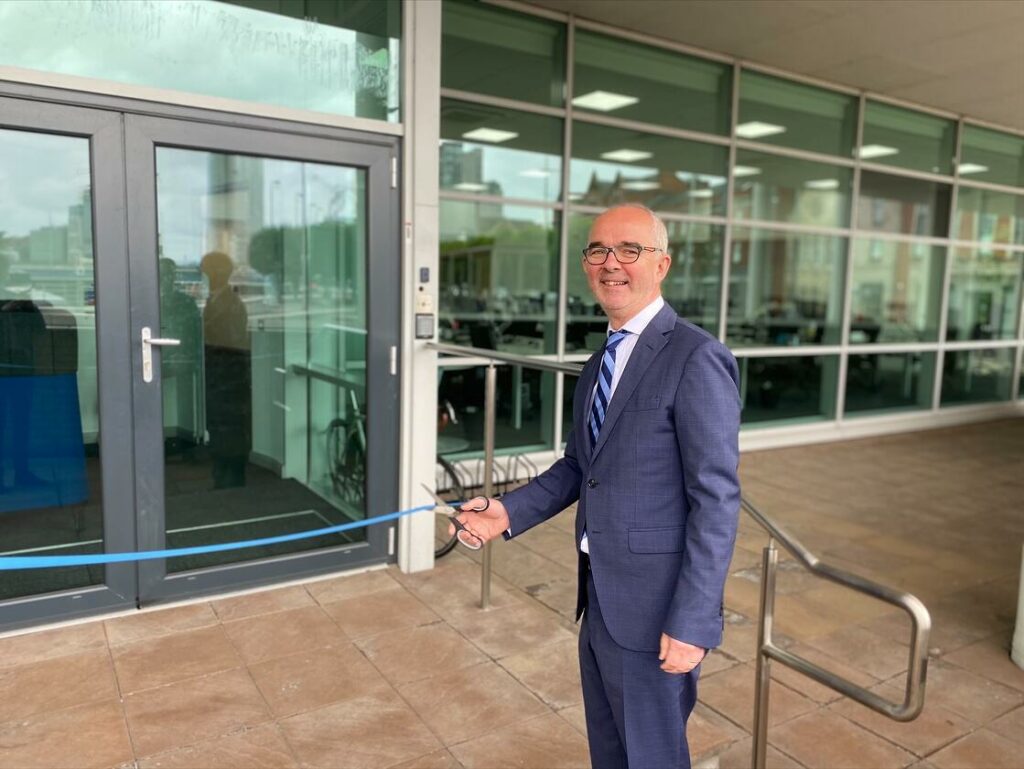 stuart harvey, ceo, datactics, data quality matching, financial services, lanyon quay, belfast, office opening