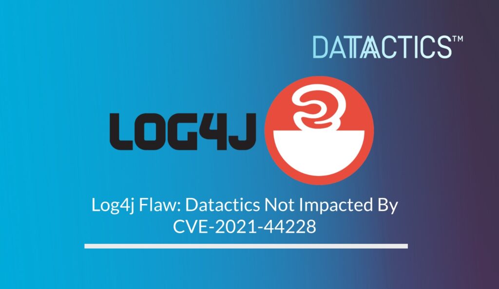 Log4J Datactics CVE 2021 44228