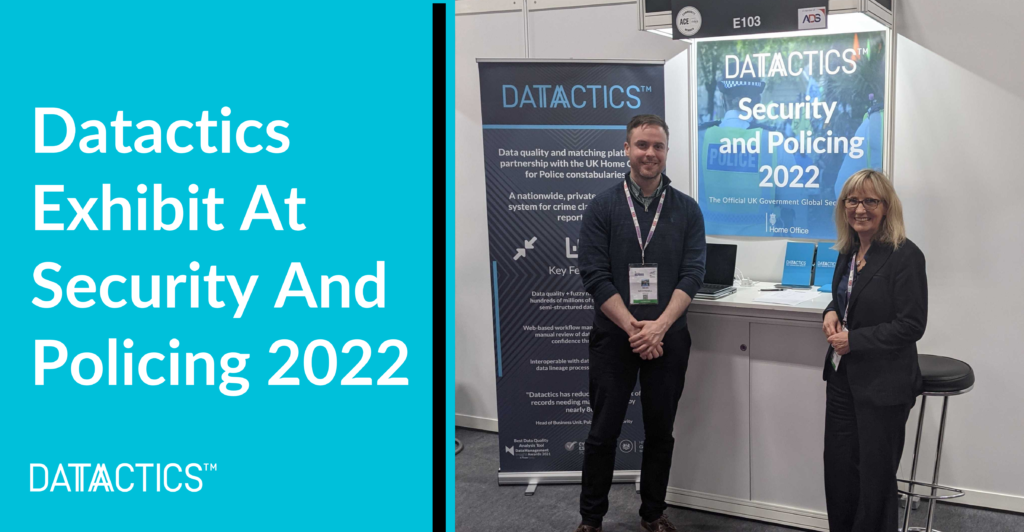 Datactics Exhibit At Security And Policing 2022