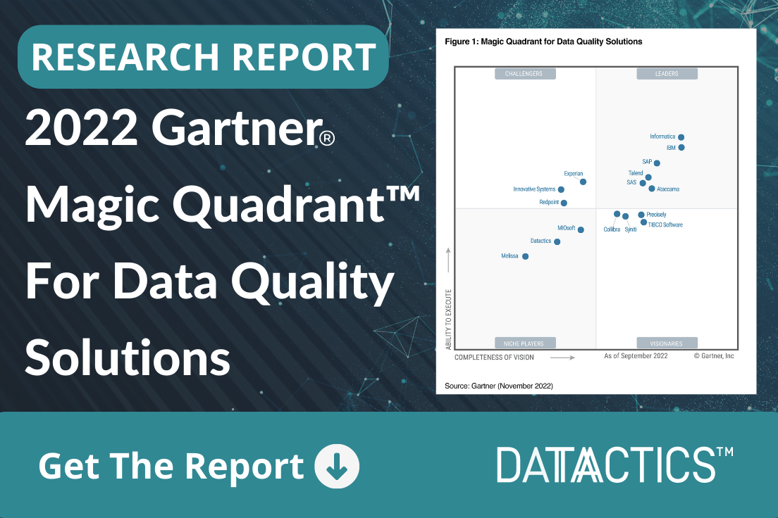 2022 Gartner Magic Quadrant For Data Quality Solutions Informatica