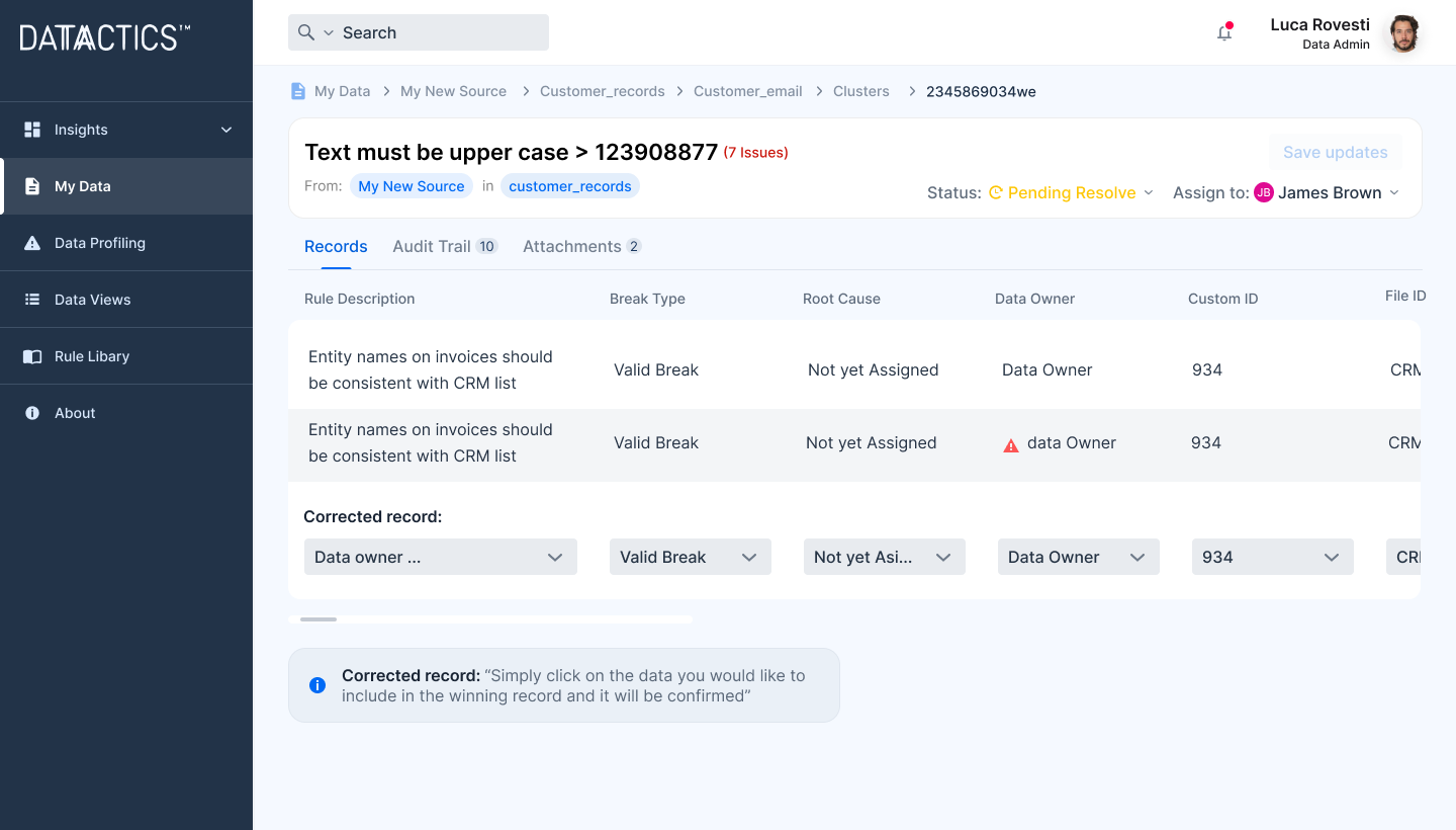 Fix Your Broken Data, Don't Just Observe It - with Datactics